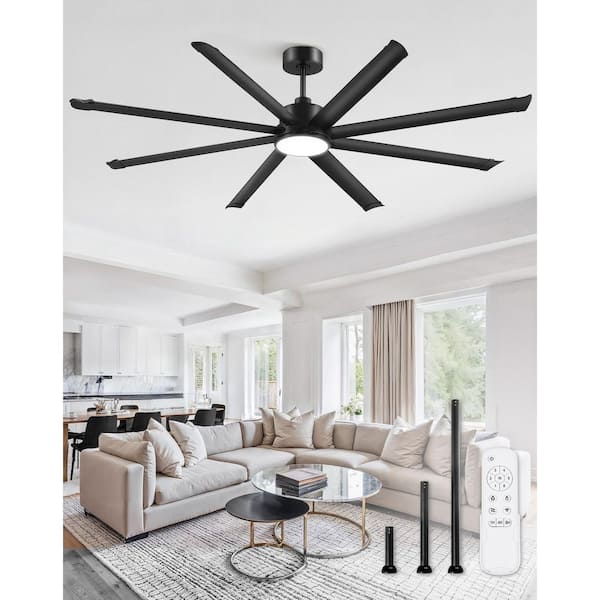 FANATIC♢CRISIS HINNIXY 84 in. Indoor/Outdoor Industrial Ceiling Fan with 8