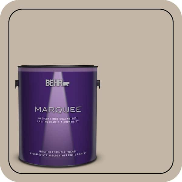 BEHR MARQUEE 1 gal. #MQ2-51 Pasha Brown One-Coat Hide Eggshell Enamel Interior Paint & Primer