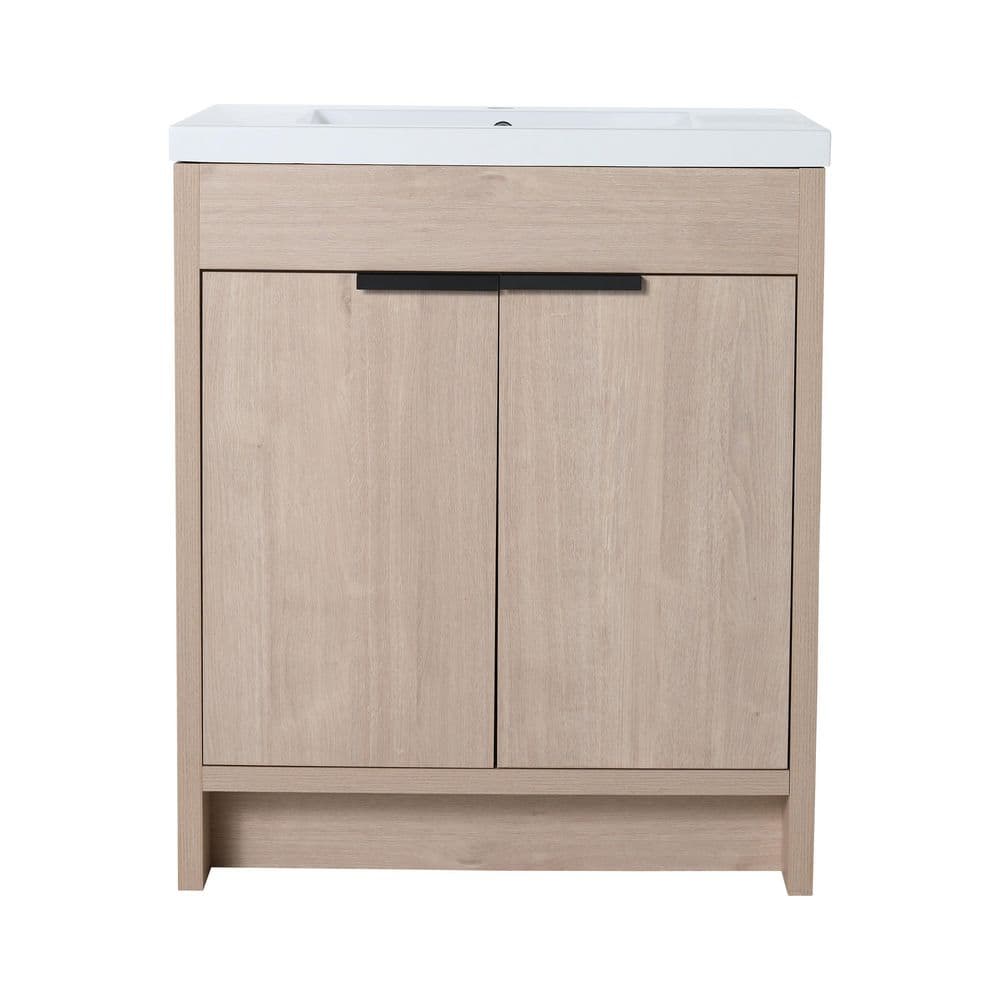Quality Durable 30 in. W x 18 in. D x 35 in. H Freestanding Bath Vanity in 