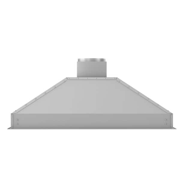 46 in. 700 CFM Ducted Range Hood Insert in Stainless Steel