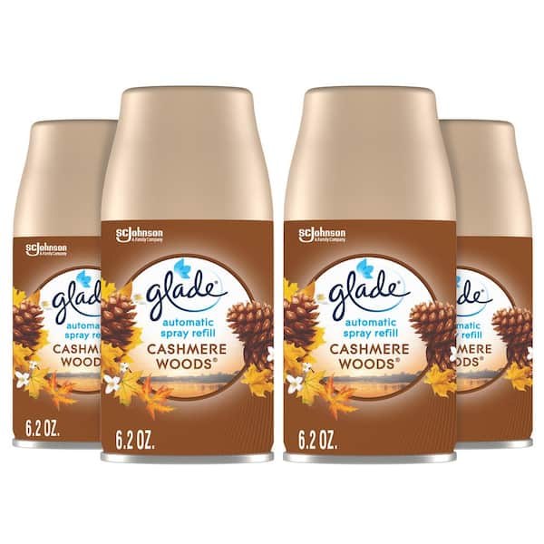 Glade 2-pack Combo 6.2 oz. Cashmere Woods Automatic Air Freshener Refill (4-Count)
