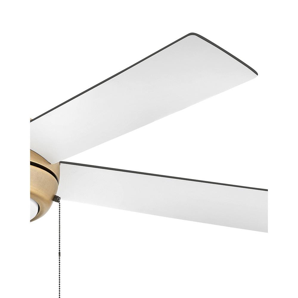 Heritage Brass 52'' Ceiling Fan with LED Light and Reversible Blades