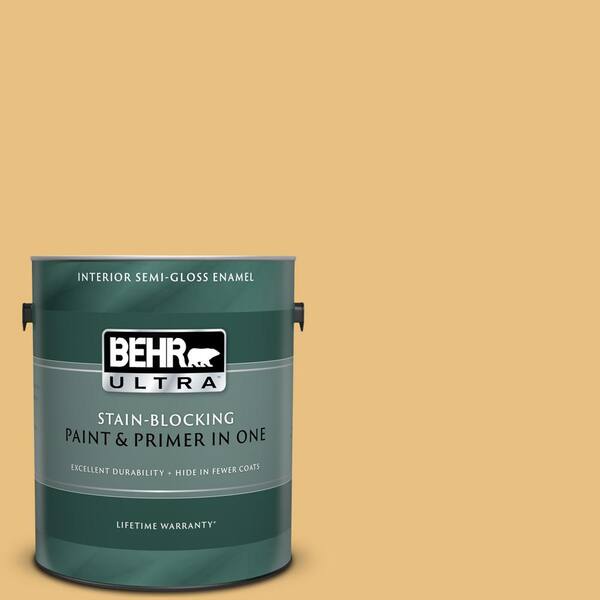 BEHR ULTRA 1 gal. #UL180-20 Charismatic Semi-Gloss Enamel Interior Paint and Primer in One