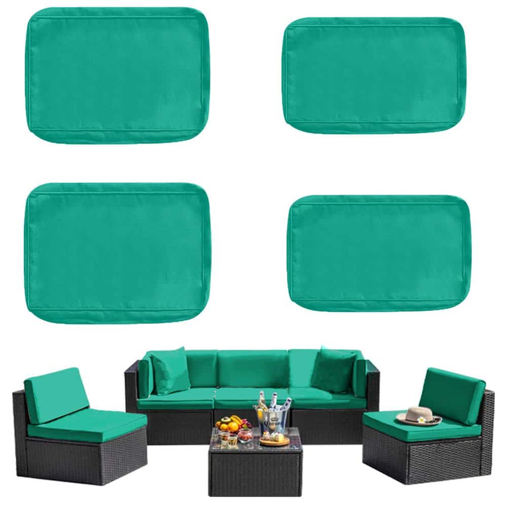 4-Piece Patio Cushion Covers Replacement with Zipper, Waterproof Sectional Sofa Set for Outdoor Cushions Khaki price history on PriceWatchPro