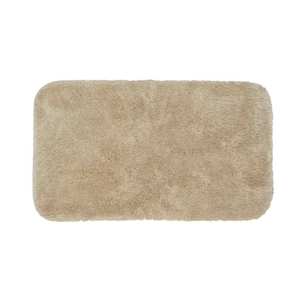 Mohawk Home Royal Stone 24 in. x 40 in. Nylon Machine Washable Bath Mat ...