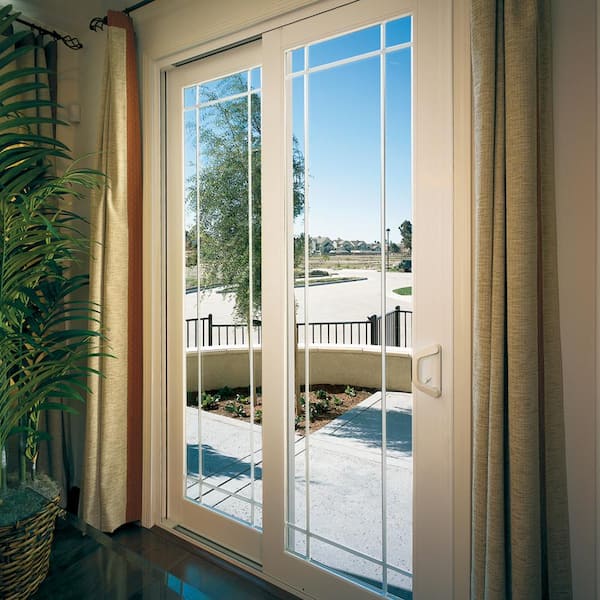 Milgard Windows Doors Installed Tuscany Series French Style Sliding Door Hdinsttsfs The Home Depot