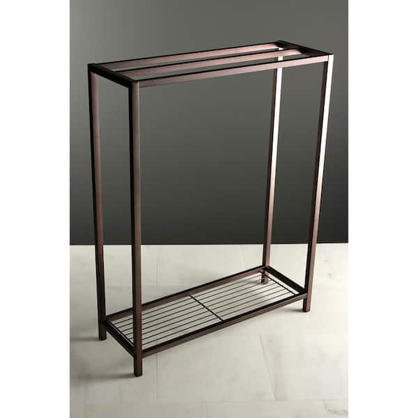 Edenscape 3-Bar Freestanding Towel Rack in Oil Rubbed Bronze