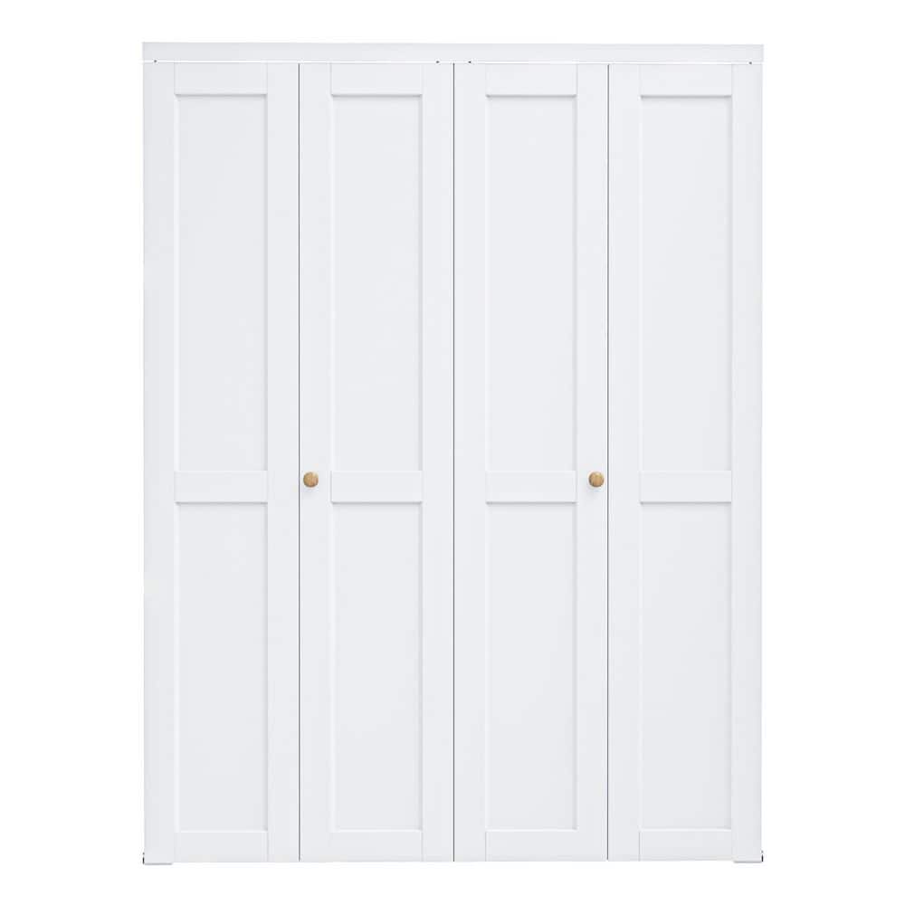 60 in. x 80 in. DIY Design 2-Panel Solid Core White Primed Composite MDF Interior Closet Bi-Fold Door with Hardware price history on PriceWatchPro