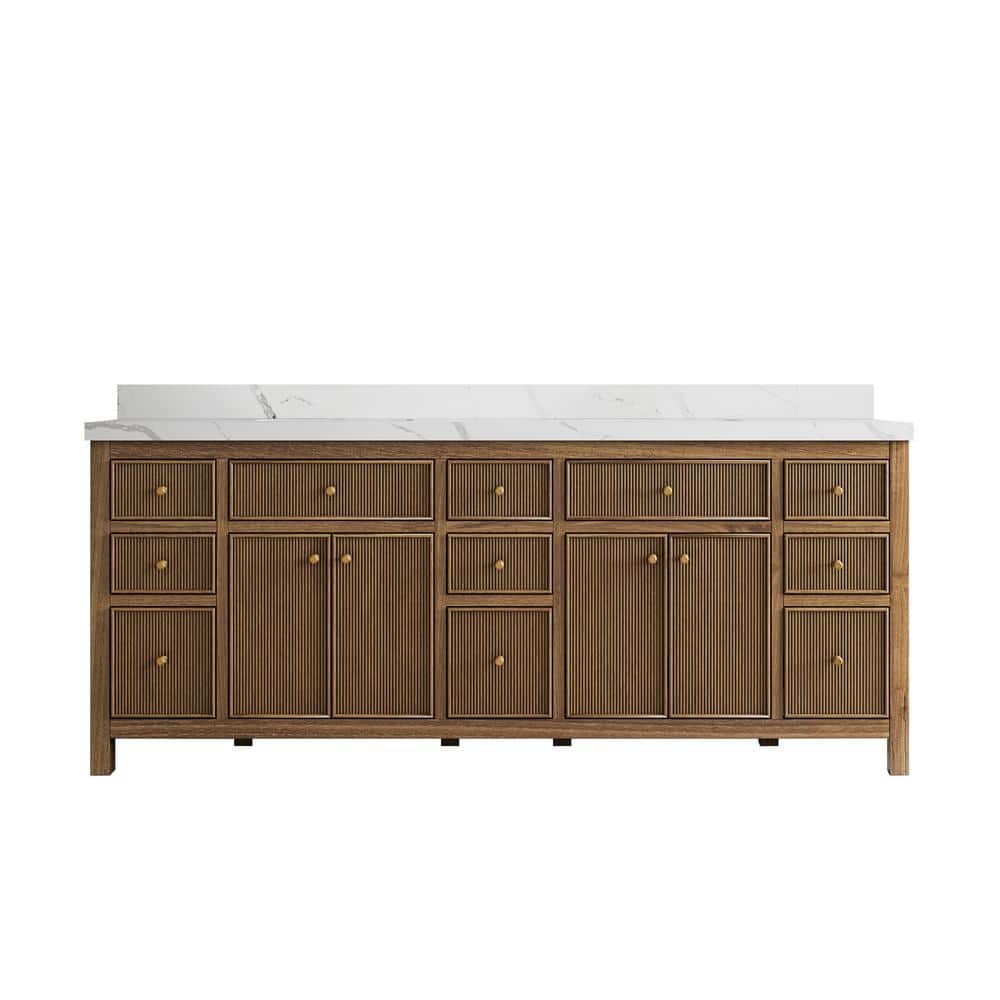 Willow Collections Sonoma Teak 84 in. W x 22 in. D x 36 in