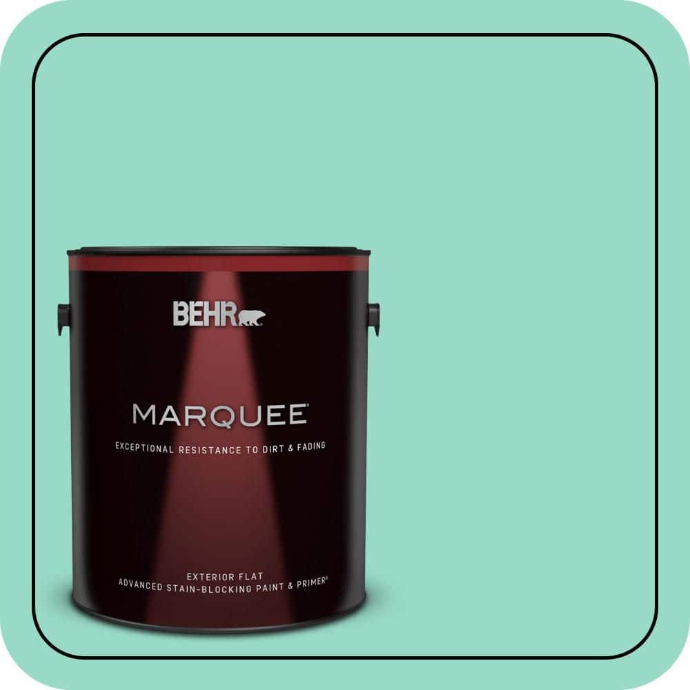 1 gal. #MQ4-17 Pageant Green Flat Exterior Paint & Primer price history on PriceWatchPro