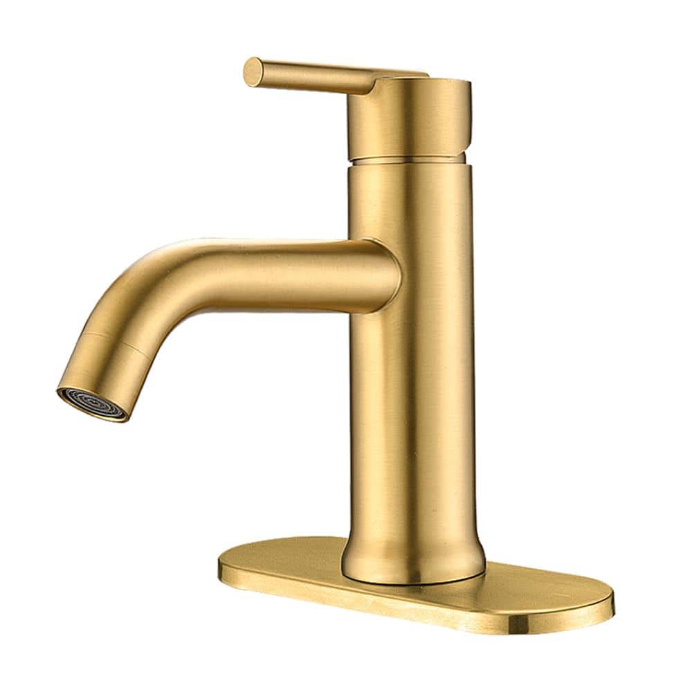 Bathroom Faucet Single Hole Modern Bathroom Sink Faucet Vanity Bathroom Faucet Gold price history on PriceWatchPro