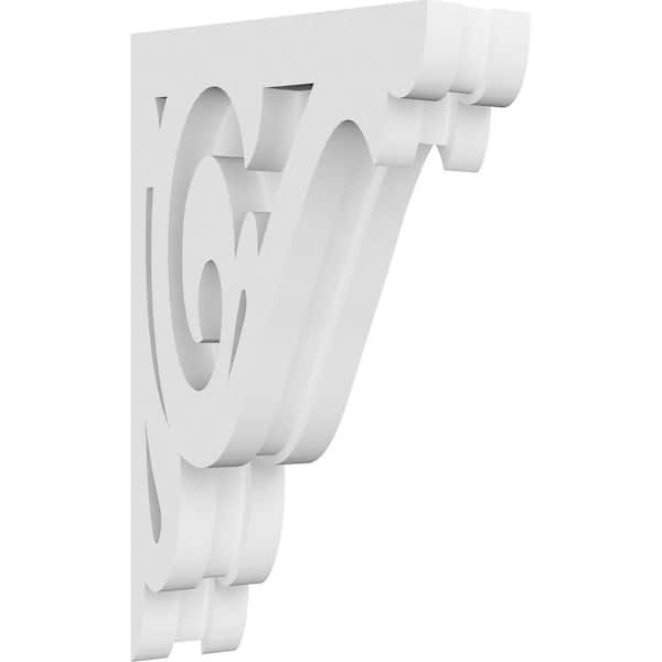 Ekena Millwork 1-7/8 in. x 8 in. x 5 in. PVC Bordeaux Corbel