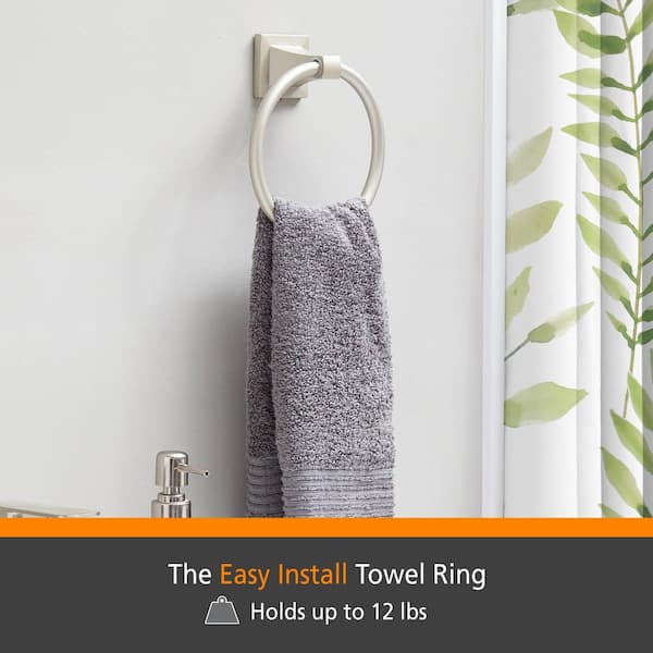 Kenney Over-The-Tank Brushed Nickel Toilet Paper Holder