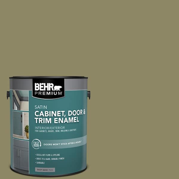 BEHR PREMIUM 1 gal. #PPU9-23 Oregano Spice Satin Enamel Interior