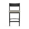 Amisco Madeira 26.75 in. Grey-Beige Counter Stool