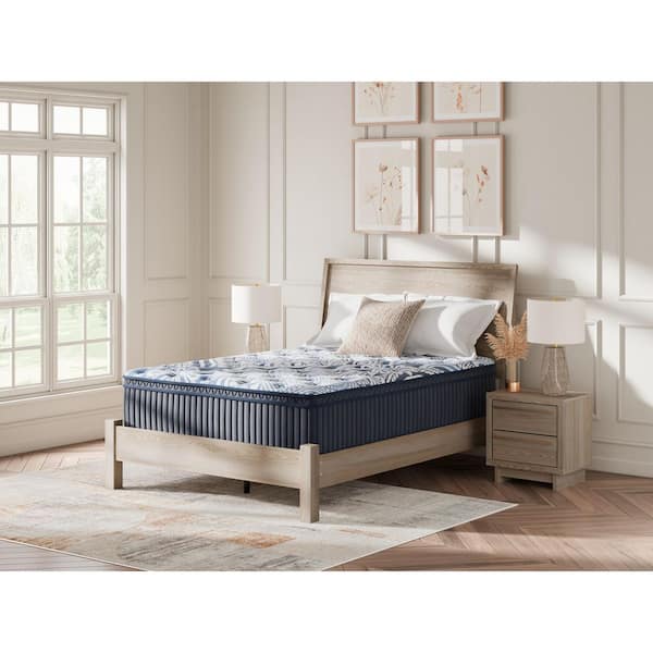 Plush Luxe 2.0-King Plush Hybrid 15 in. Bed-in-a-Box Mattress