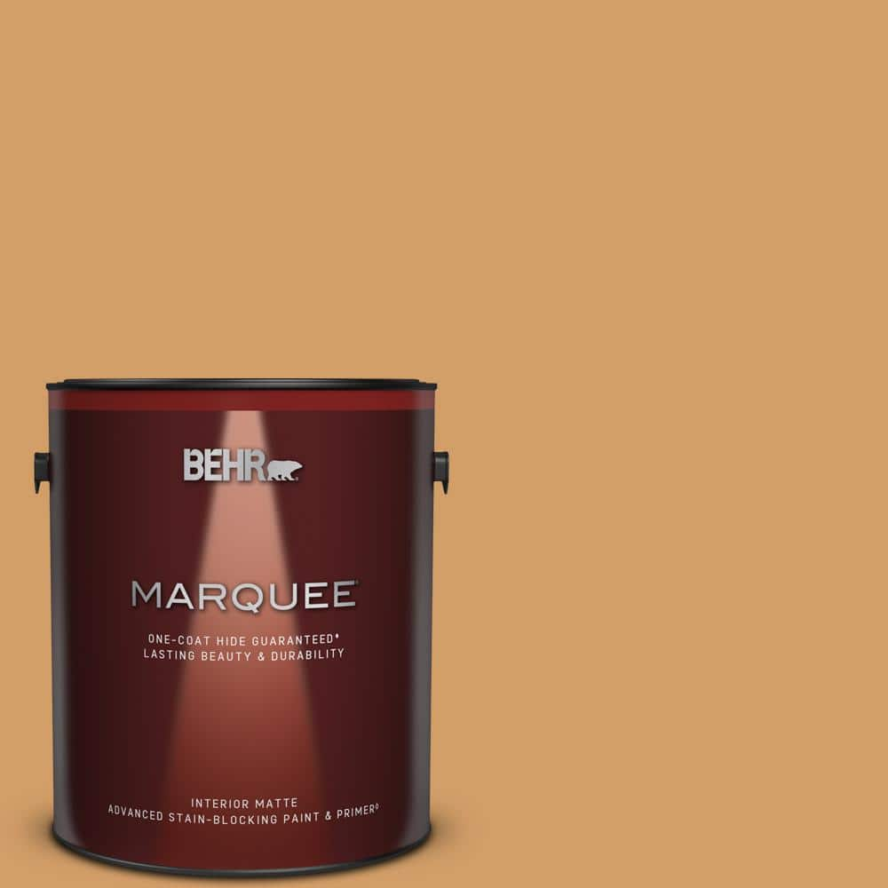 BEHR MARQUEE 1 gal. MQ4 08 Golden Aura One Coat Hide Matte