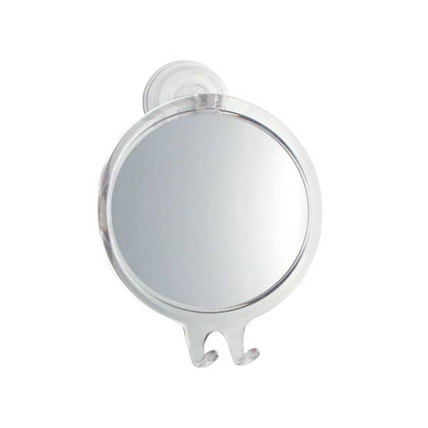 interDesign Power Lock Fog-Free Suction Mirror in Clear