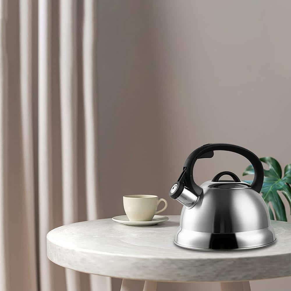 2.3 Quarts Stainless Steel Whistling Stovetop Tea Kettle