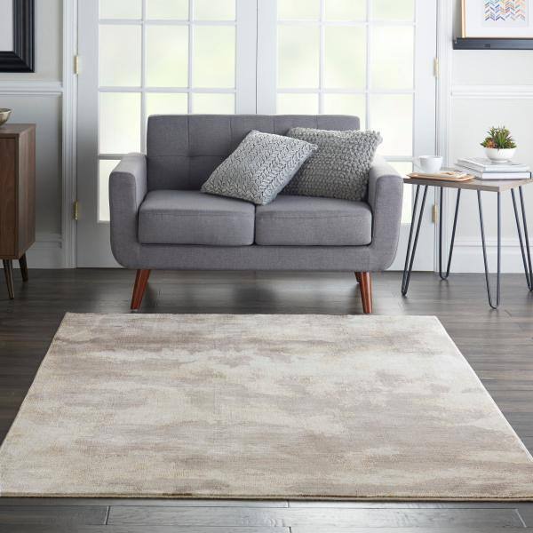 Gray Cotton-Wool Blend Textured Shag Throw Pillow Set