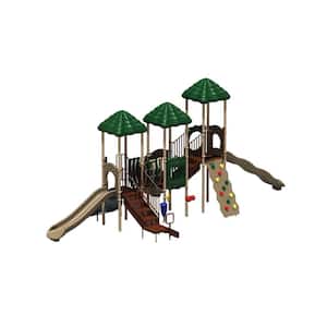 UPlay Today Rainbow Lake Natural Commercial Playground Playset