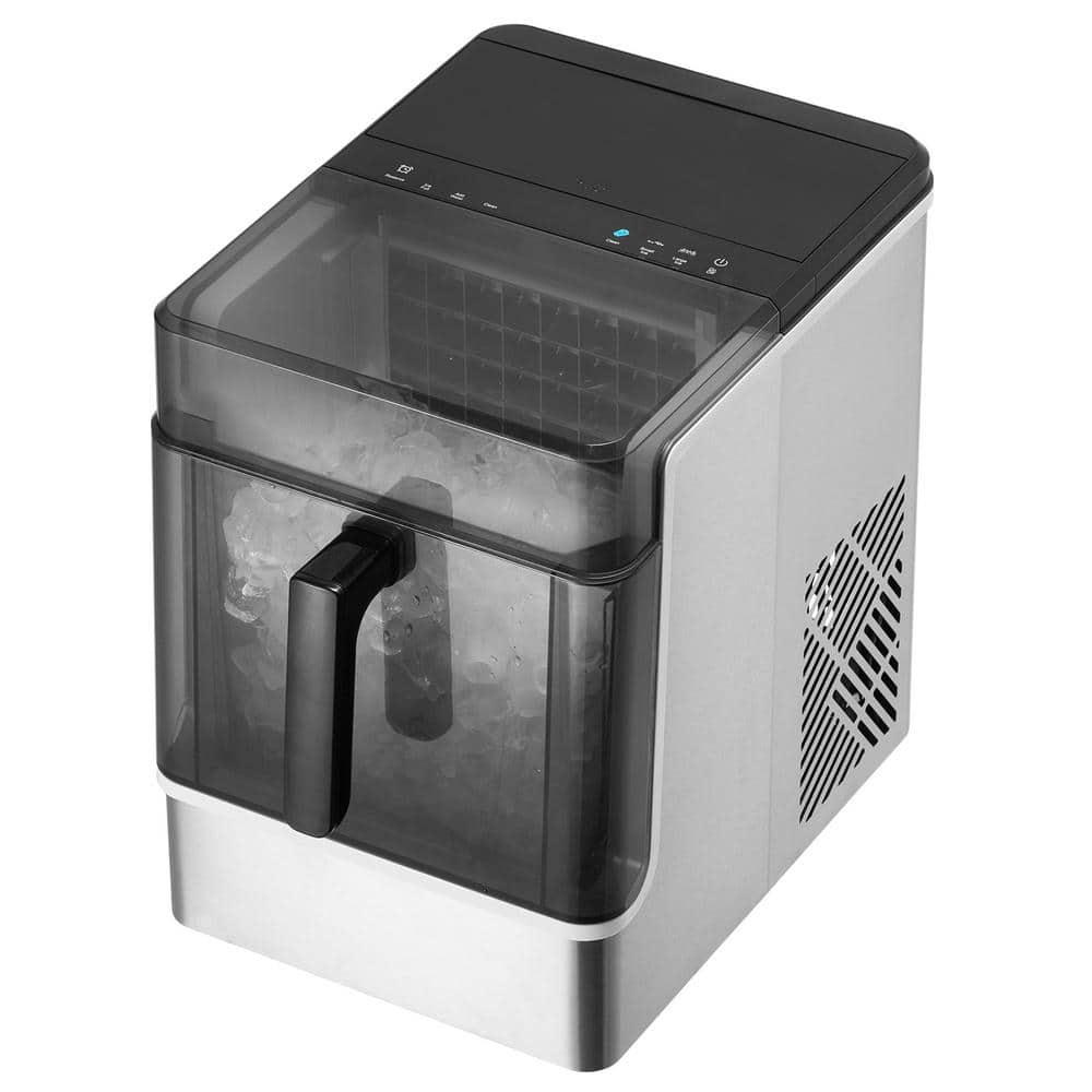 Portable Countertop Ice Maker 46 lb./24H with Self-Cleaning, 2 Ice Sizes, and Ice Transfer Basket