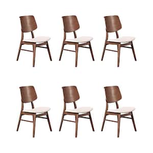 New Classic Furniture Oscar Walnut Wood Dining Side Chair (Set of 6)
