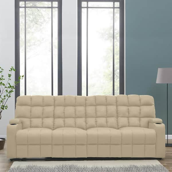 Have a question about ProLounger 4 Seat Khaki Microfiber Wall