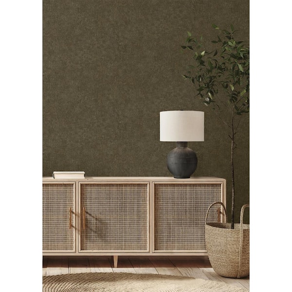 30.75 sq. ft. Forest Brush Rio Vista Faux Leather Vinyl Peel and Stick Wallpaper Roll