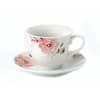 Lorren Home Trends 13 oz. Rose Floral Design Porcelain Coffee Mug (Set of  4) 400-102 - The Home Depot