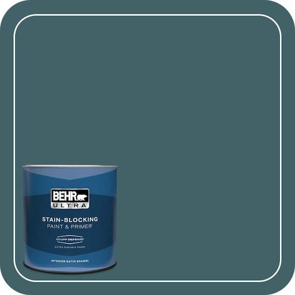BEHR ULTRA 1 qt. #T17-12 Wanderlust Extra Durable Satin Enamel Interior Paint & Primer