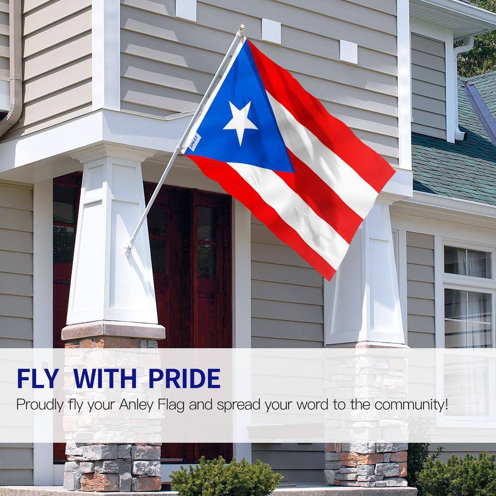 Puerto Rico Flag 3x5 Feet Polyester with Brass Grommets