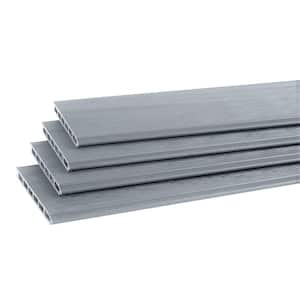 Evolver .71 ft. x 6 ft. Grey Capped Composite Boards for Fence Panel (4-Pack)