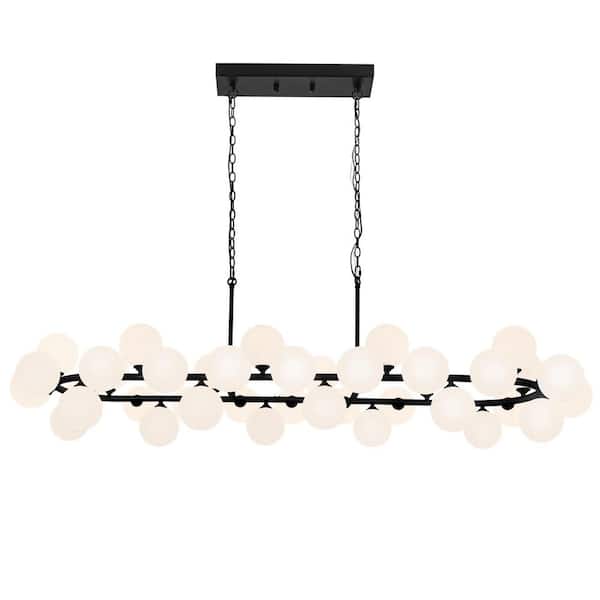 40 light Black Wagon Wheel Round Chandelier for Dining Room Entry with no bulbs included