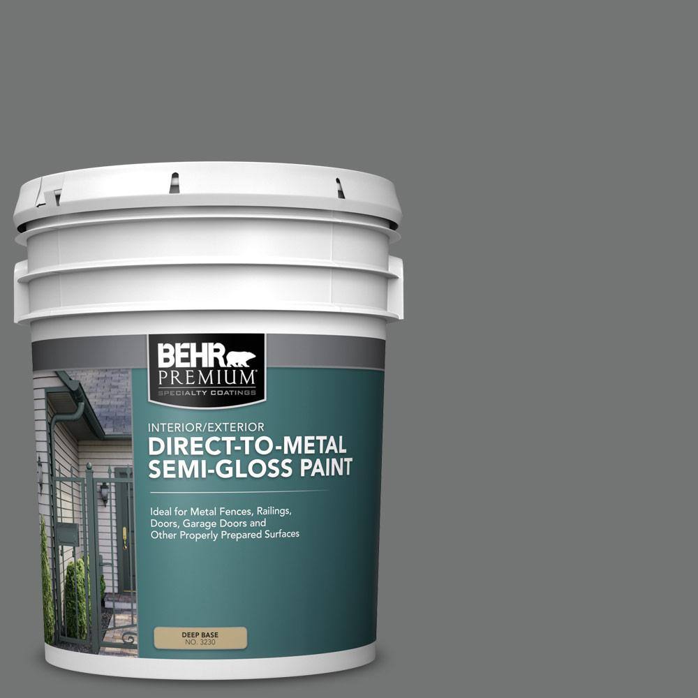 BEHR PREMIUM 5 gal. N5205 Iron Mountain SemiGloss BEHR PREMIUM 5 gal. N5205 Iron Mountain SemiGloss