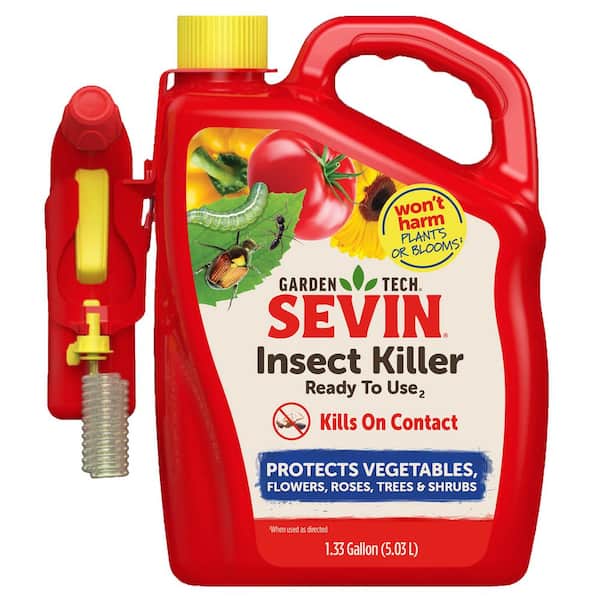 1.33 gal. Outdoor Lawn and Garden Insect Killer with Ready-To-Use Battery-Powered Sprayer