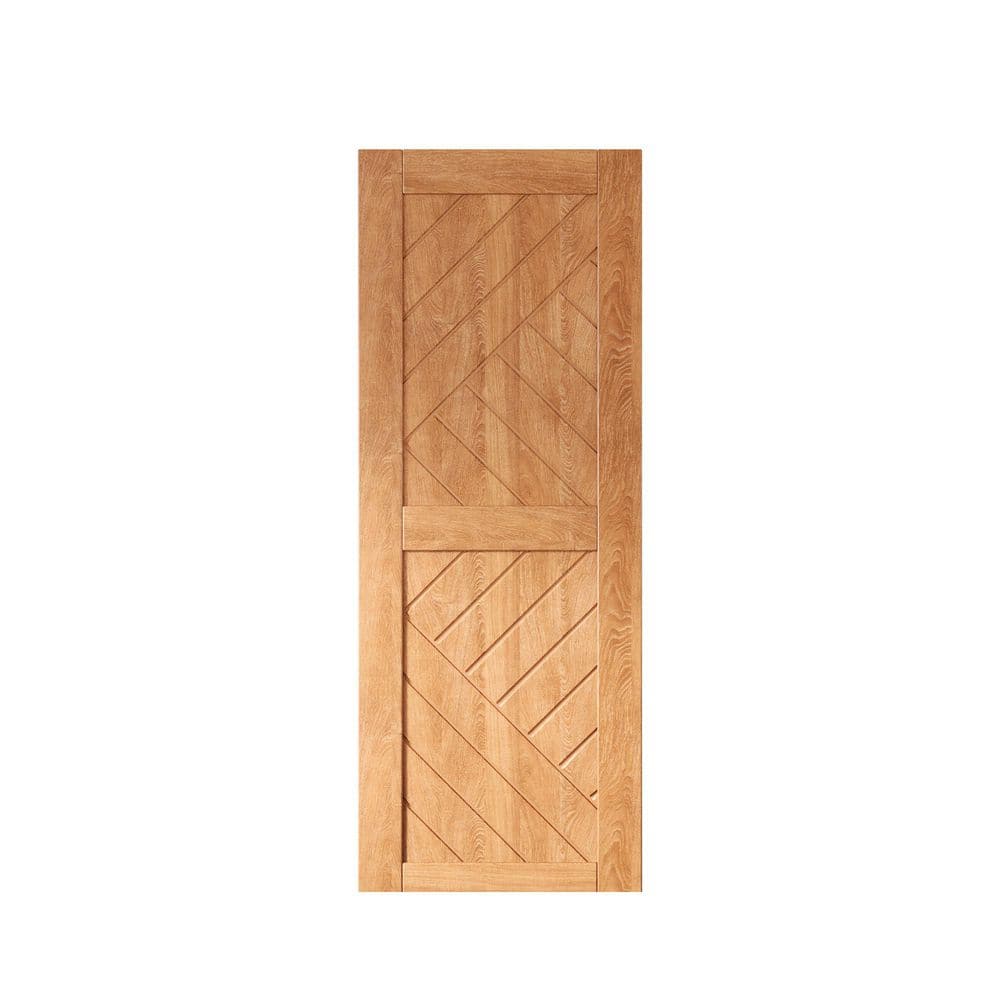 HT 26 in. x 84 in. C-Panel Solid Core Early American Geometric Design Pine Wood Interior Sliding Barn Door Slab price history on PriceWatchPro