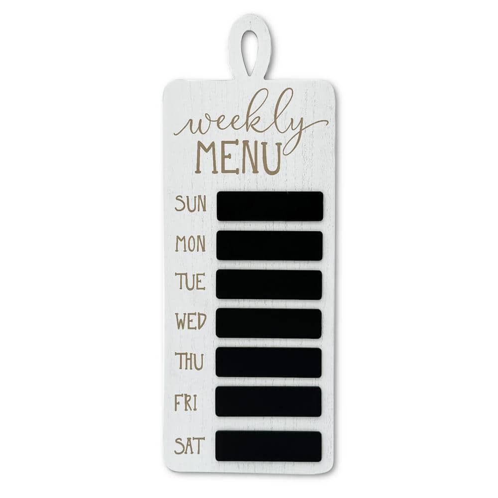 Weekly Menu Board, Slate chalkboard, meal planning, Farmhouse style ki –  GlitterGiftsAndMore