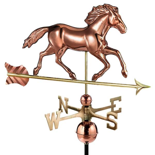 Smithsonian Running Horse Weathervane - Pure Copper