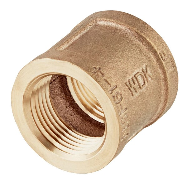 1 in. FIP Red Brass Coupling Fitting