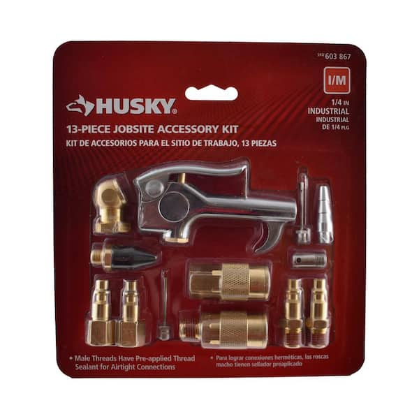 Husky Trousse pour compresseur d'air, 13 pièces