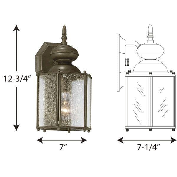 Progress Lighting Roman Coach 100-Watt 15.75-in Antique Bronze Traditional Post Light Progress Lighting Roman Coach 100-Watt 15.75-in Antique Bronze Traditional Post Light