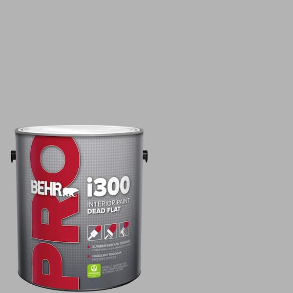 BEHR PRO 1 gal. #770E-3 Pewter Mug Dead Flat Interior Paint