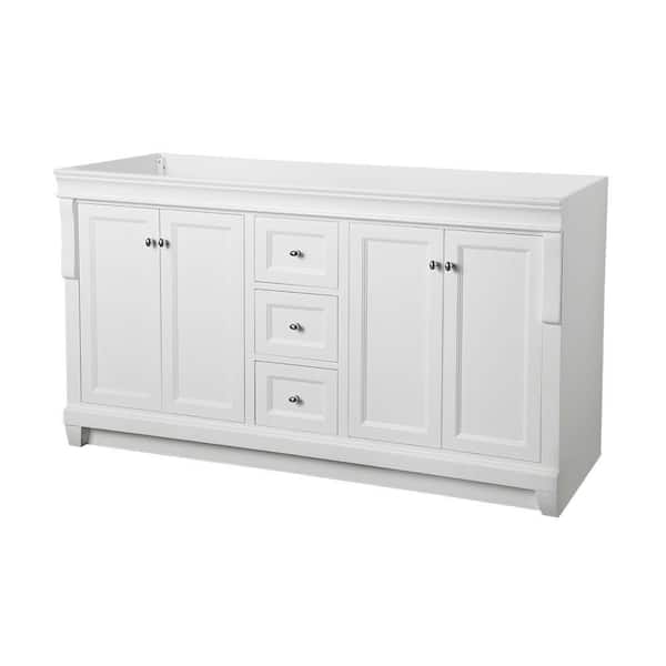 Home Decorators Collection Naples 60 in. W x 21-3/4 in. D Bath Vanity Cabinet Only in White