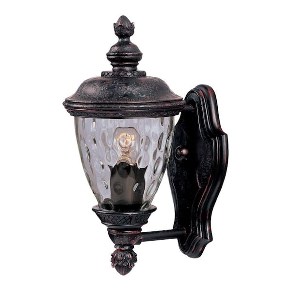Maxim Lighting Carriage House DC 1-Light Oriental Bronze Outdoor Wall Mount Sconce