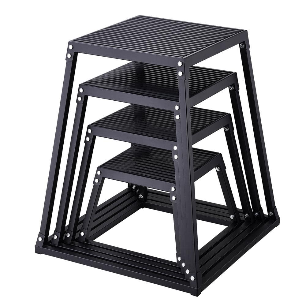 Plyometric Jump Boxes 12/18/24/30 in. Agility Jumping Platform Anti-Slip Exercise Step Up Box Set price history on PriceWatchPro