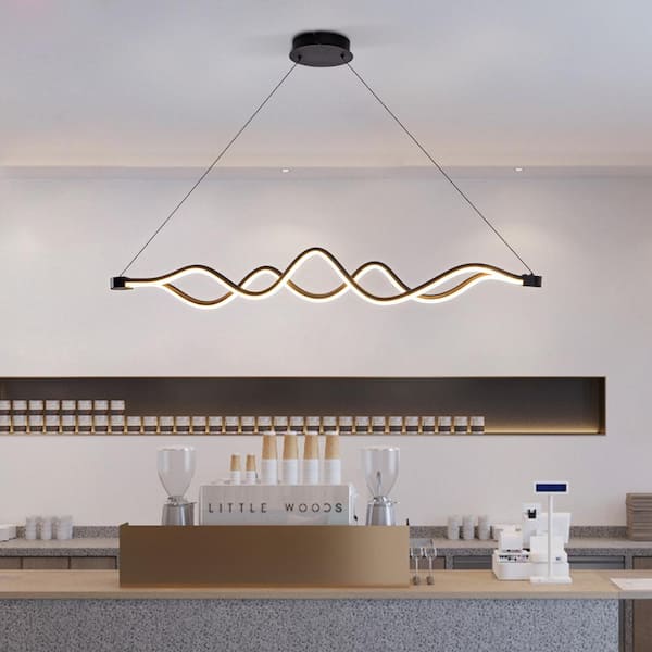 JC TOPA Modern Creative Integrated LED Dimmable Black JC TOPA Modern Creative Integrated LED Dimmable Black