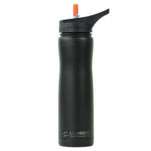 Summit Triple Insulated 24 fl. oz. Stainless Steel Bottle with Flip Straw