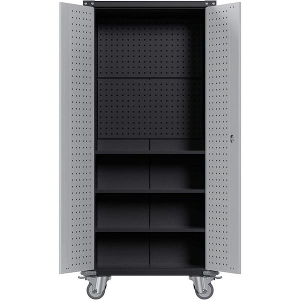 Industrial Storage Cabinet - 36 x 18 x 72, Unassembled, White