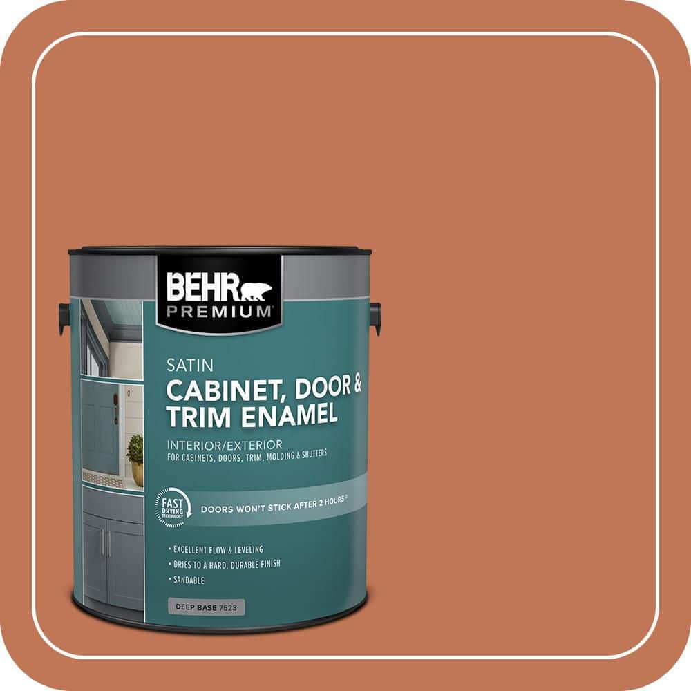 BEHR PREMIUM 1 gal. #PPU3-01 Moroccan Sky Satin Enamel Interior